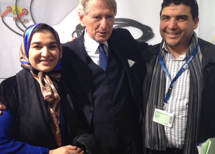 Dr SAMKAOUI et Mme MAGANI avec Michaël HAGER IDS Köln 2015 Dr SAMKAOUI et Mme MAGANI avec Michaël HAGER IDS Köln 2015